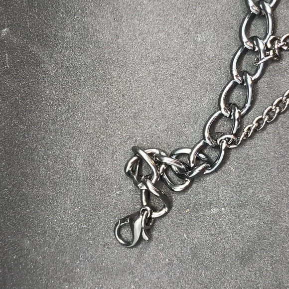 Guess chain bracelet ring multicolored rhinestone - Picture 4 of 4